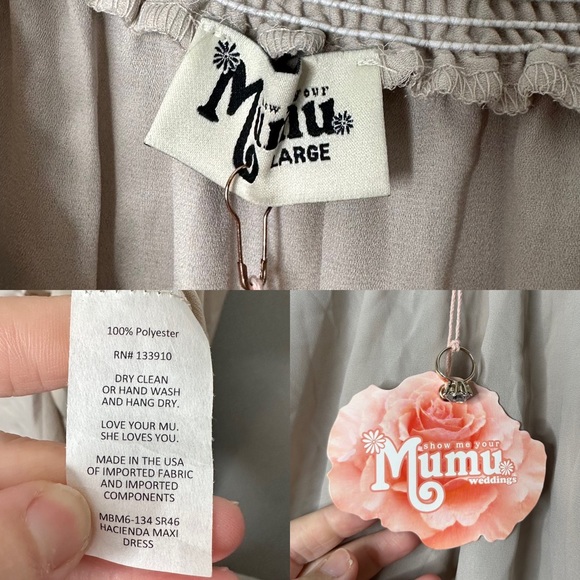 Show Me Your Mumu Hacienda Dress Show Me the Ring Crisp NEW - Picture 8 of 8